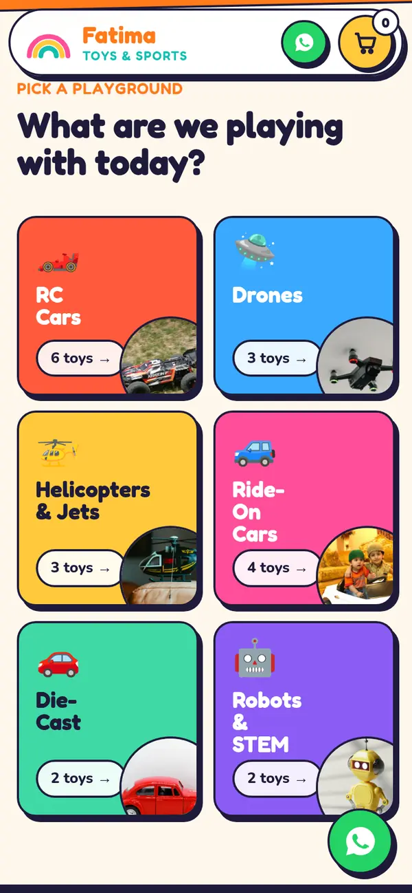 Fatima Toys & Sports phone view 2