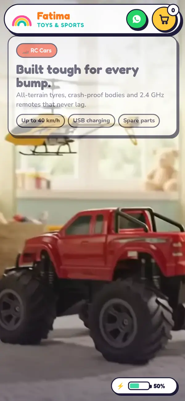 Fatima Toys & Sports phone view 1